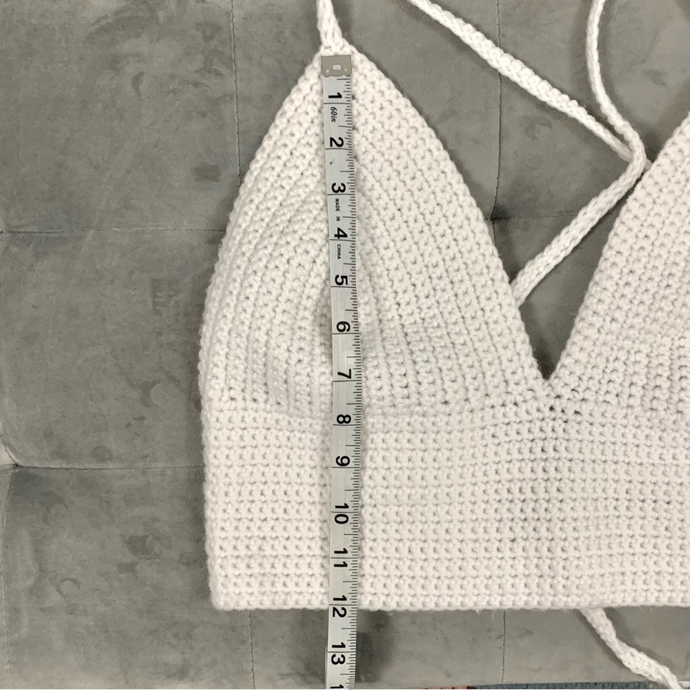 Handmade Crochet Crop Top - Picture 5 of 7